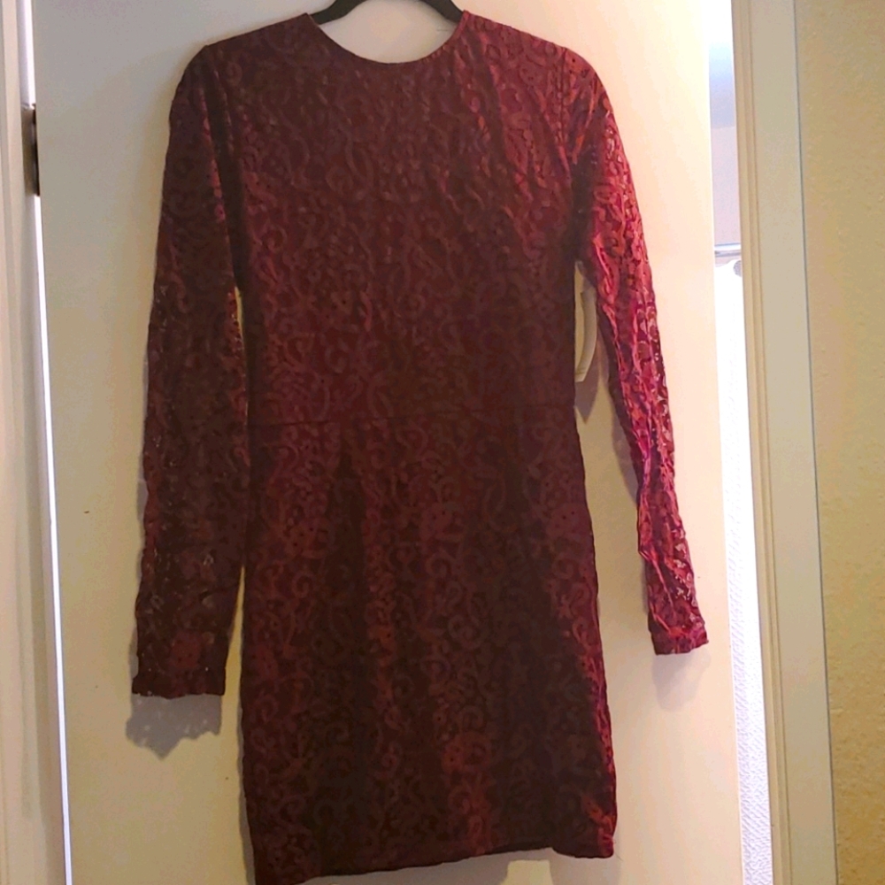 Burgandy dress